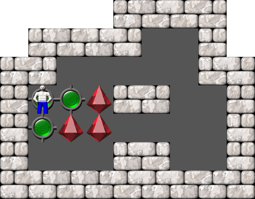 Sokoban Funny Template Levels level 90